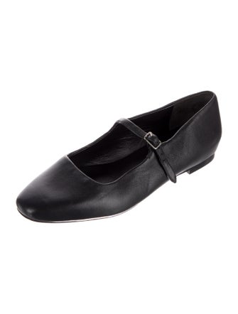 Vince Leather Mary Jane Flats