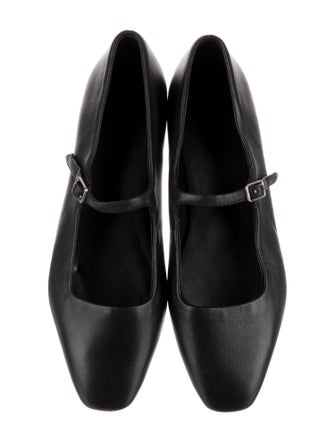 Vince Leather Mary Jane Flats