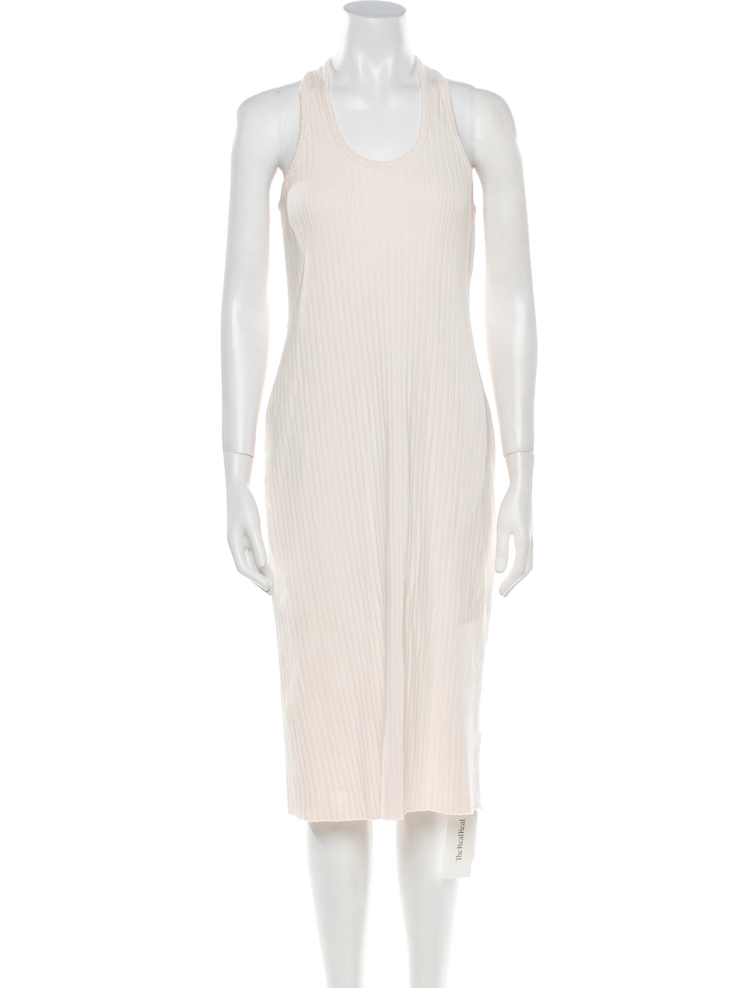 Vince Scoop Neck Midi Length Dress