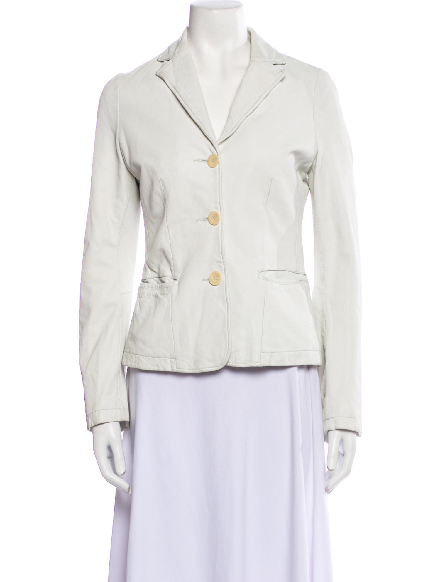 Vince Leather Blazer