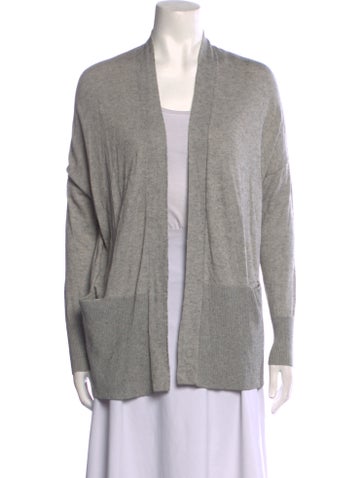 Vince Knitwear Silk Open Front Sweater S