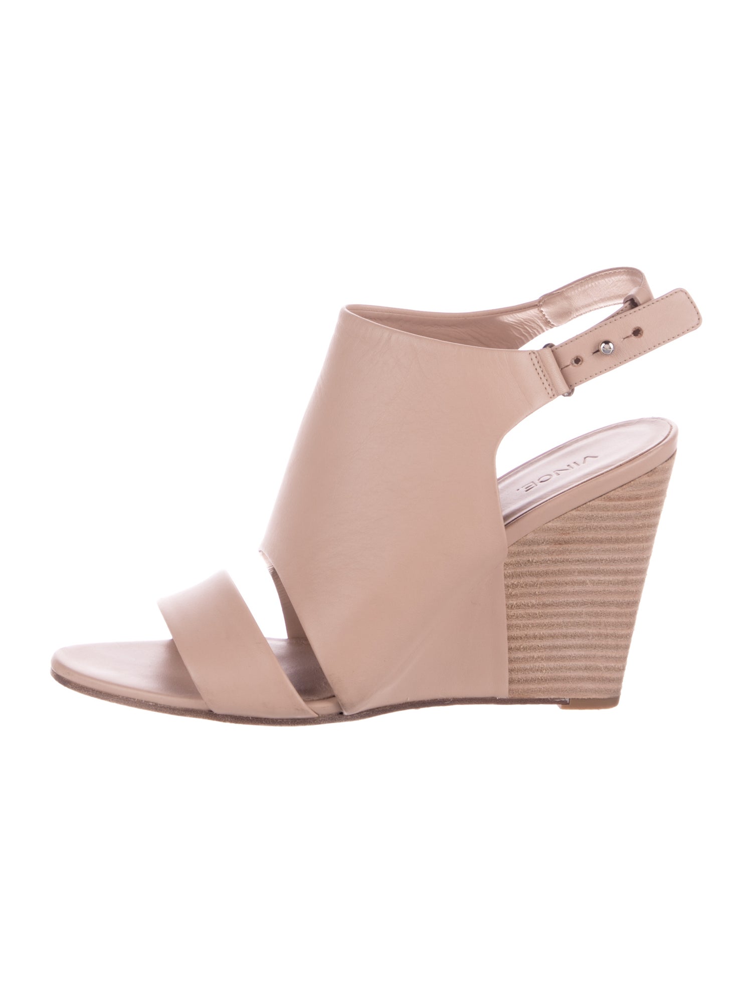 Vince Leather Slingback Sandals