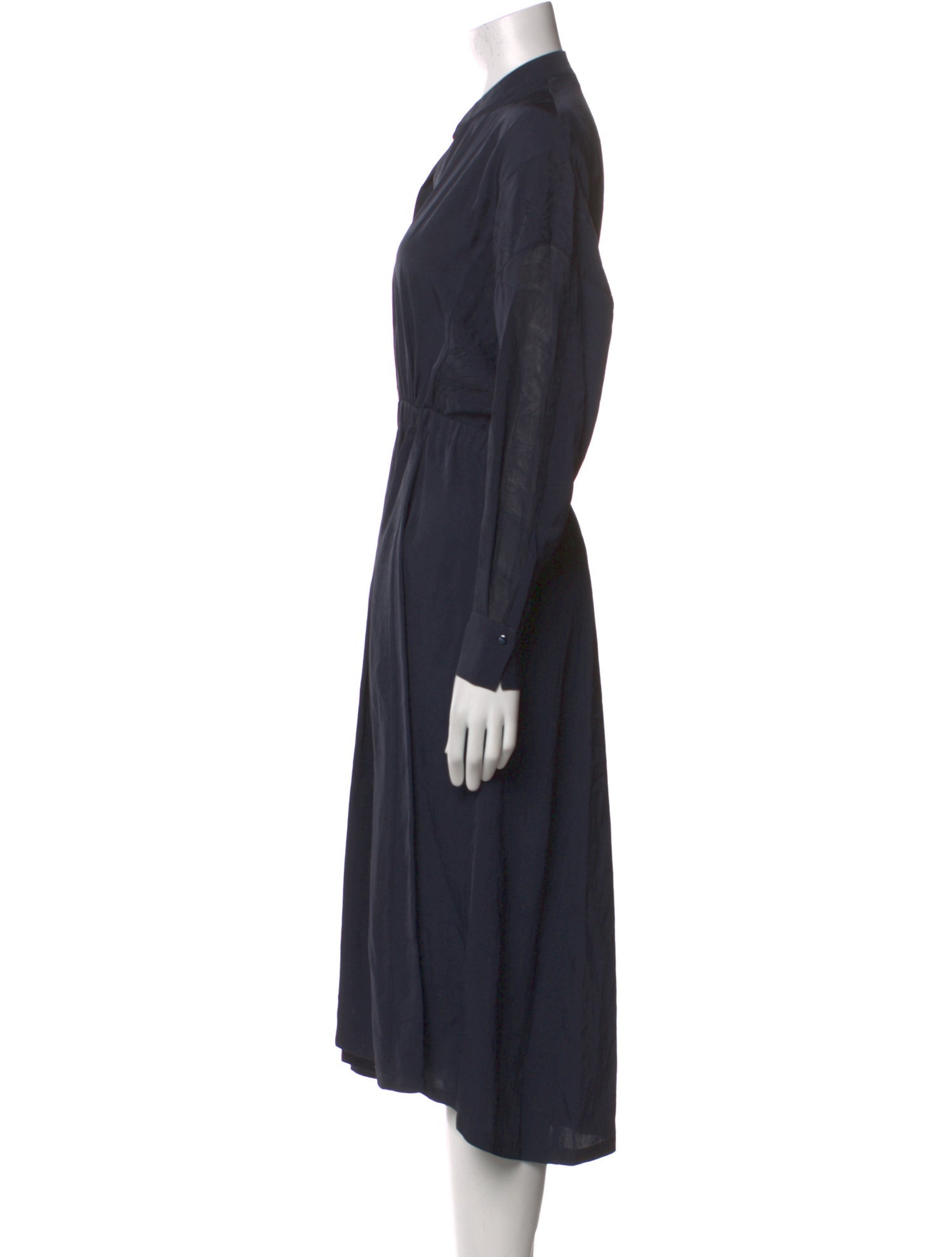 Vince V-Neck Midi Length Dress