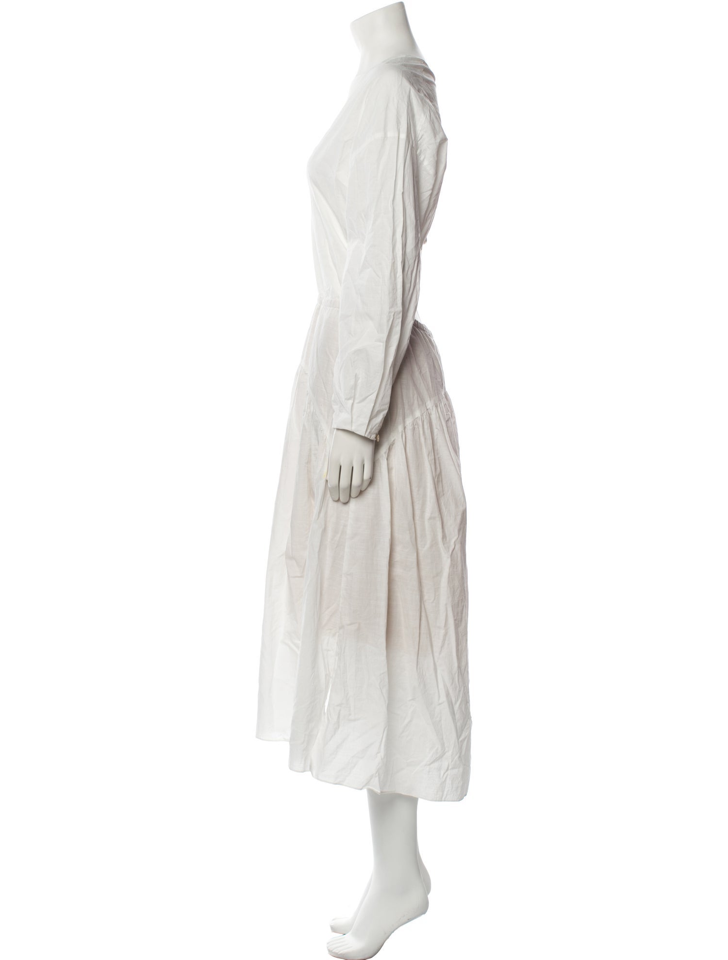 Vince V-Neck Long Dress