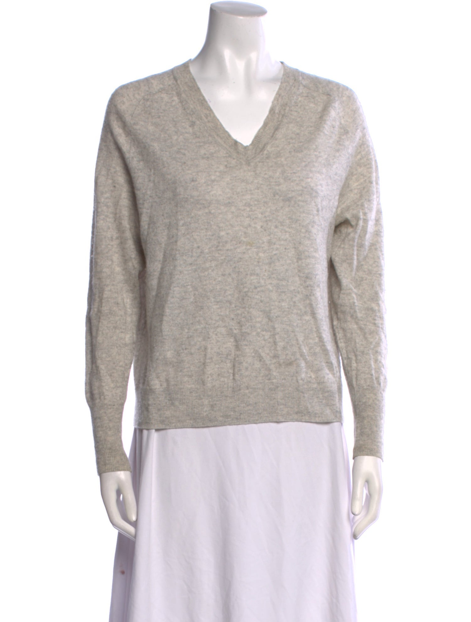 Vince Linen V-Neck Sweater