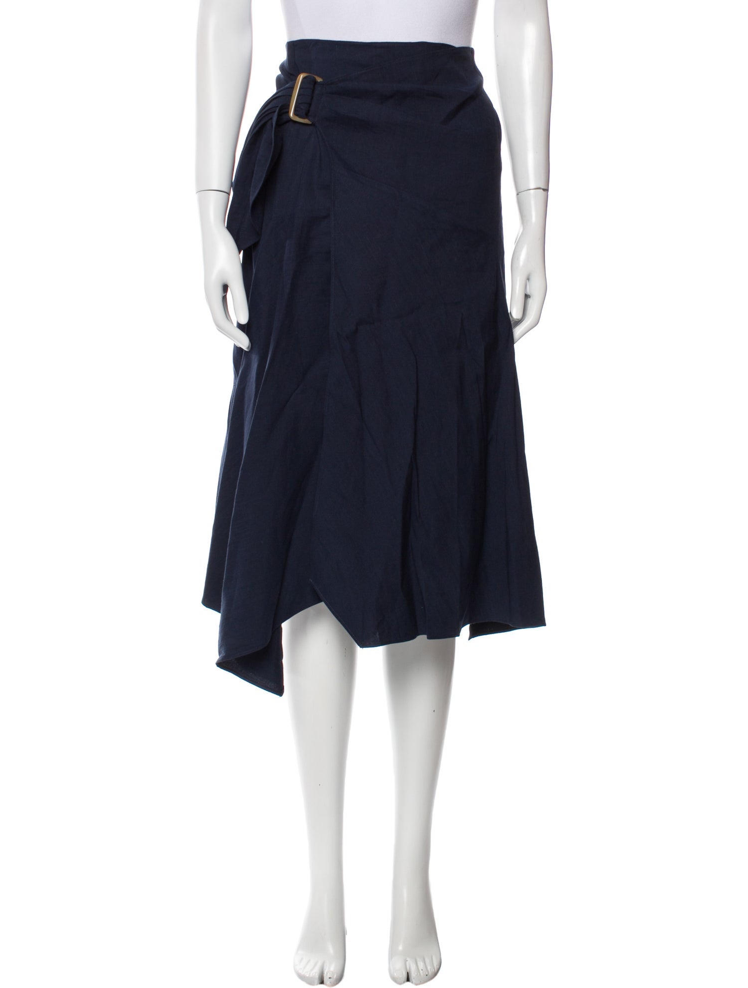 Vince Linen Midi Length Skirt