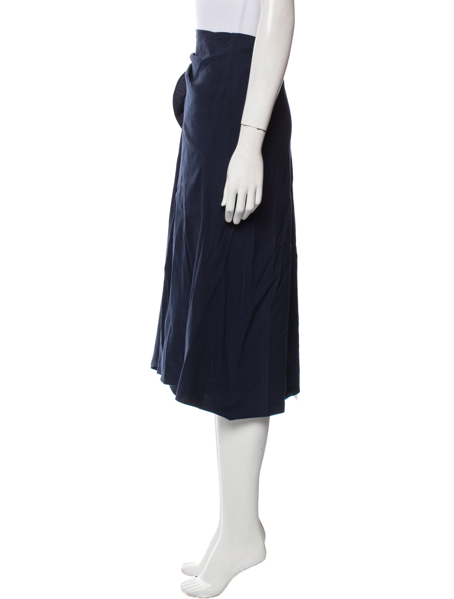 Vince Linen Midi Length Skirt