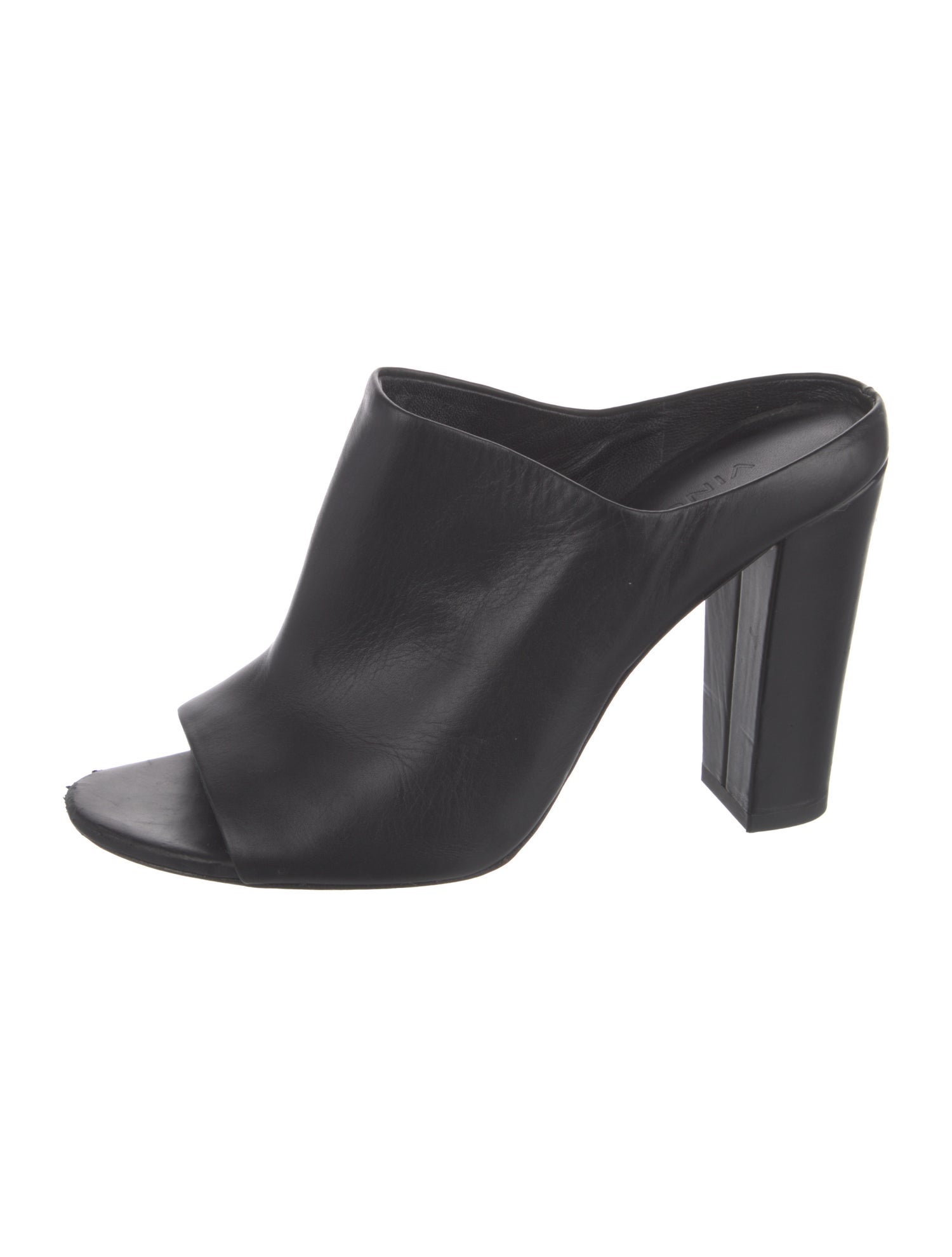 Vince Leather Slides