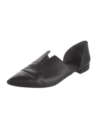 Vince Leather D'Orsay Flats