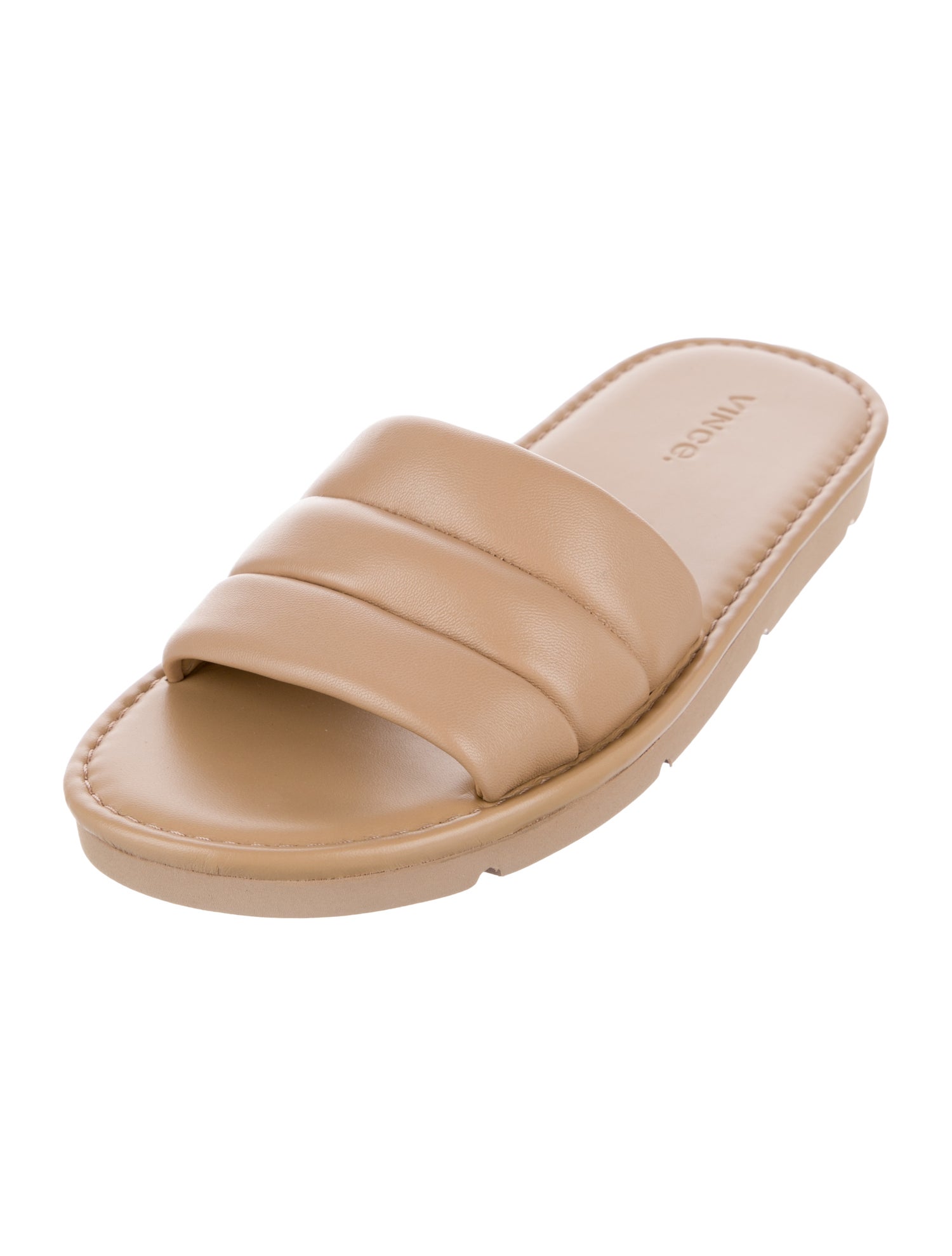 Vince Leather Slides