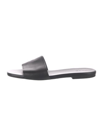Vince Leather Slides