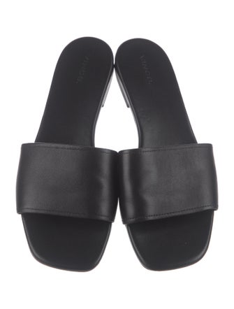 Vince Leather Slides