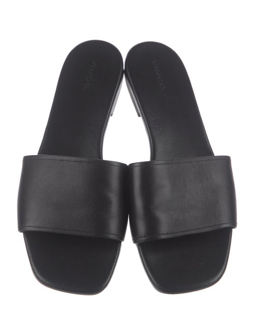 Vince Leather Slides