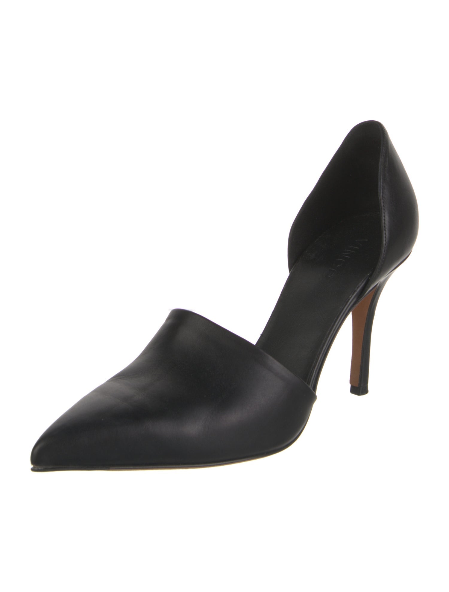 Vince Leather D'Orsay Pumps