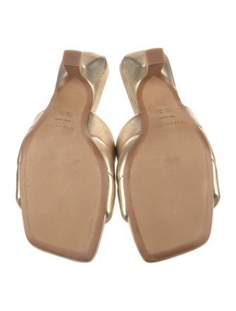 Vince Leather Slides