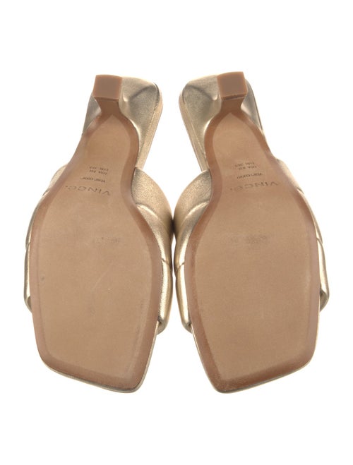 Vince Leather Slides