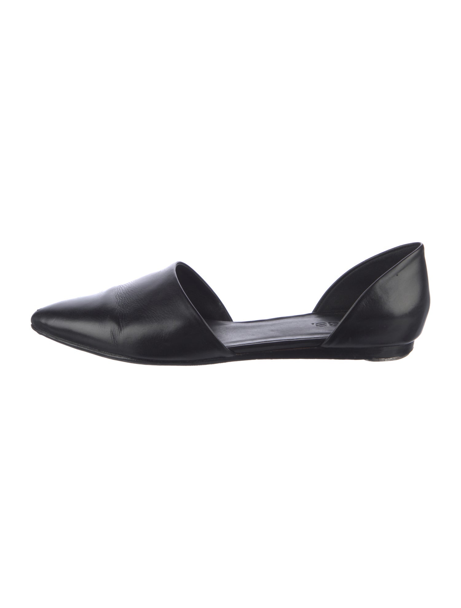 Vince Leather D'Orsay Flats