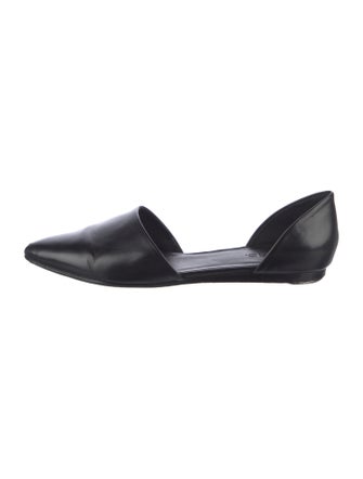Vince Leather D'Orsay Flats