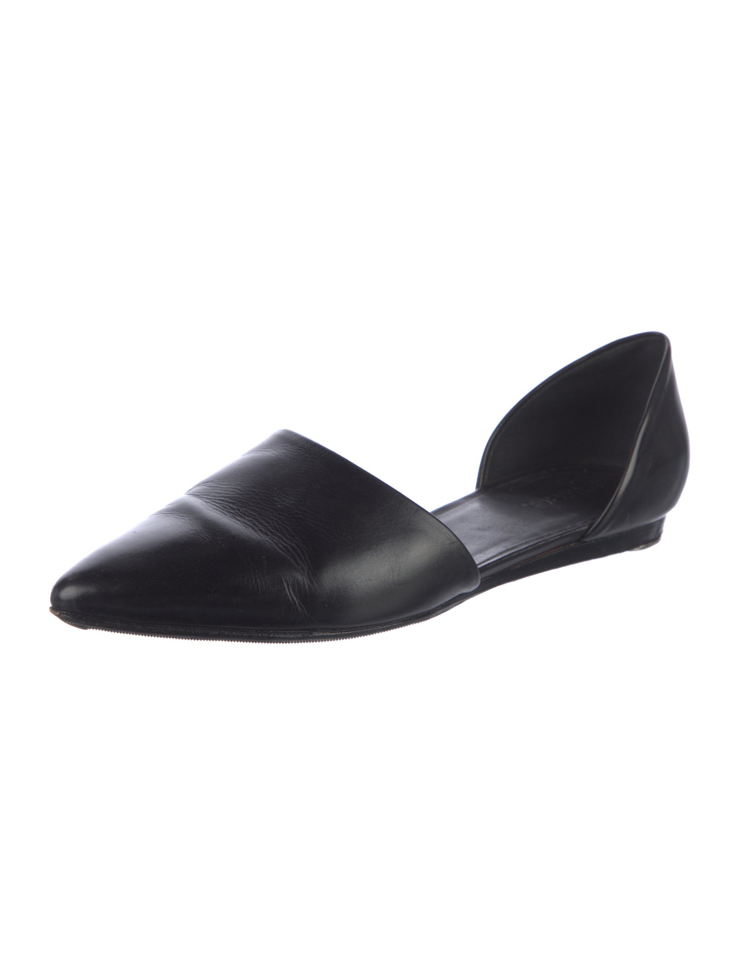 Vince Leather D'Orsay Flats