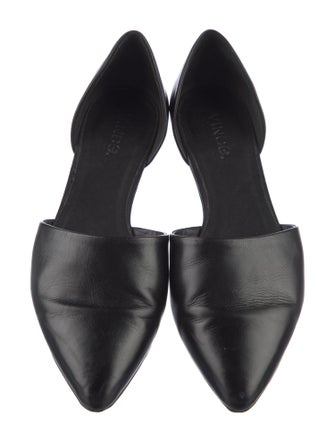 Vince Leather D'Orsay Flats