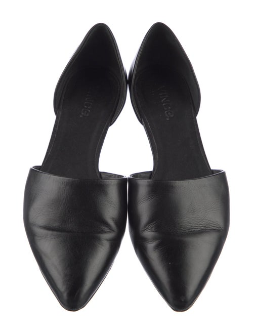 Vince Leather D'Orsay Flats