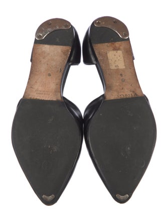 Vince Leather D'Orsay Flats