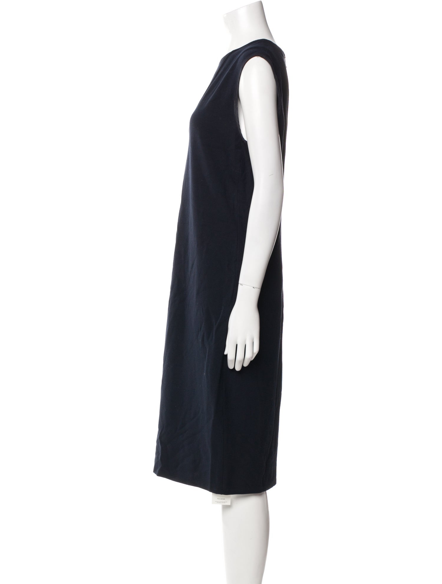 Vince Crew Neck Midi Length Dress