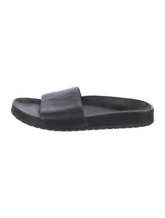 Vince Leather Slides