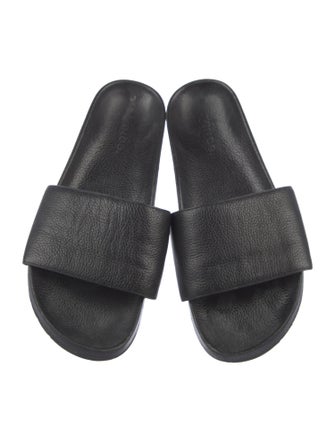 Vince Leather Slides