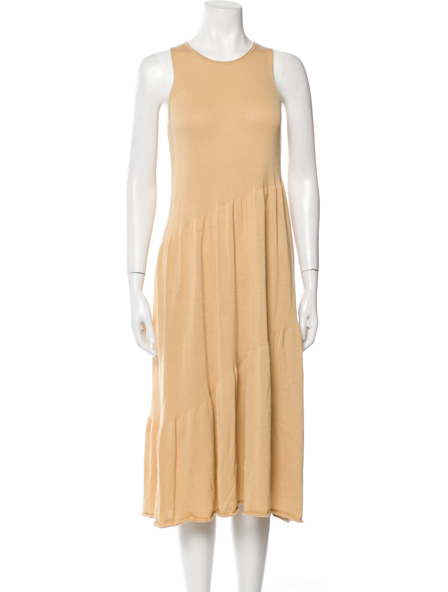 Vince Crew Neck Midi Length Dress