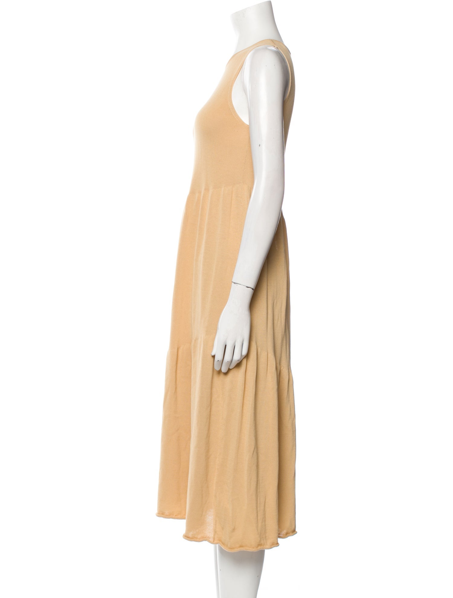 Vince Crew Neck Midi Length Dress