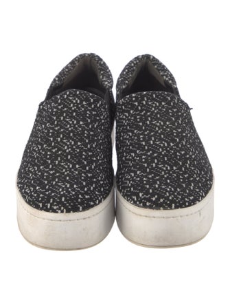 Vince Leather Trim Embellishment Loafers