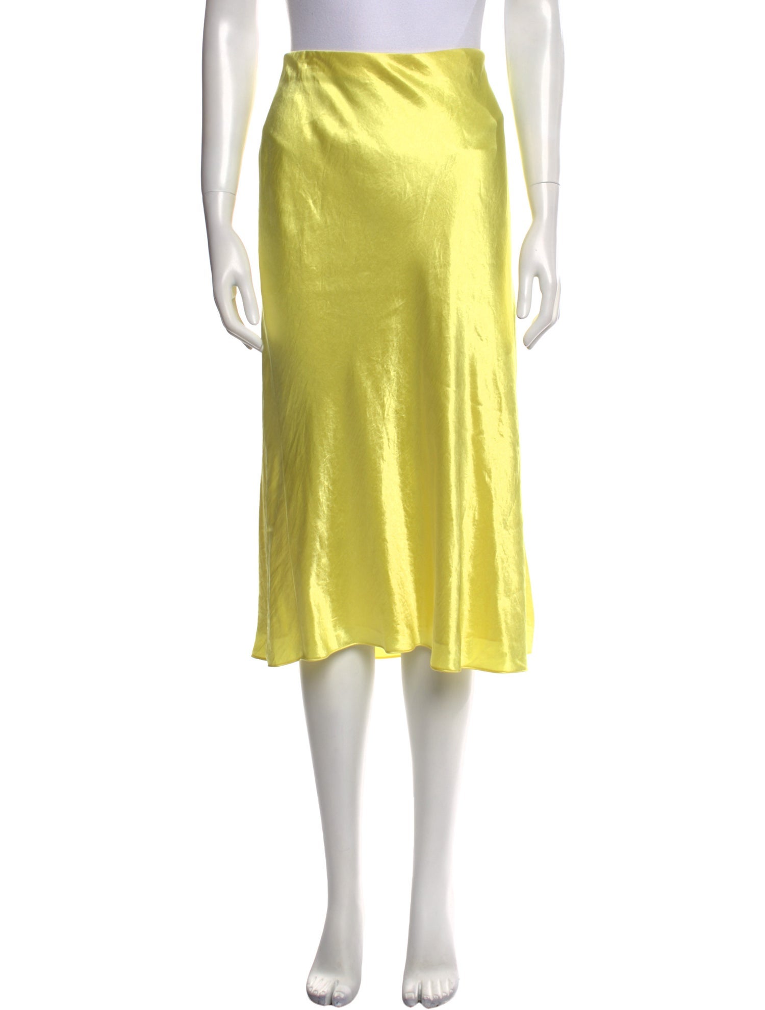 Vince Mesh Accents Midi Length Skirt