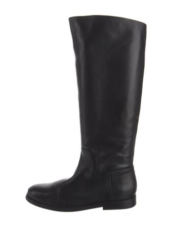 Vince Leather Riding Boots