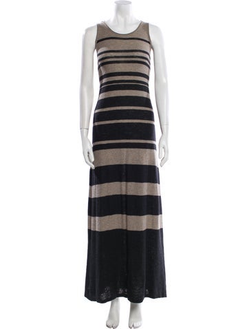 Vince Dresses Striped Long Dress XS