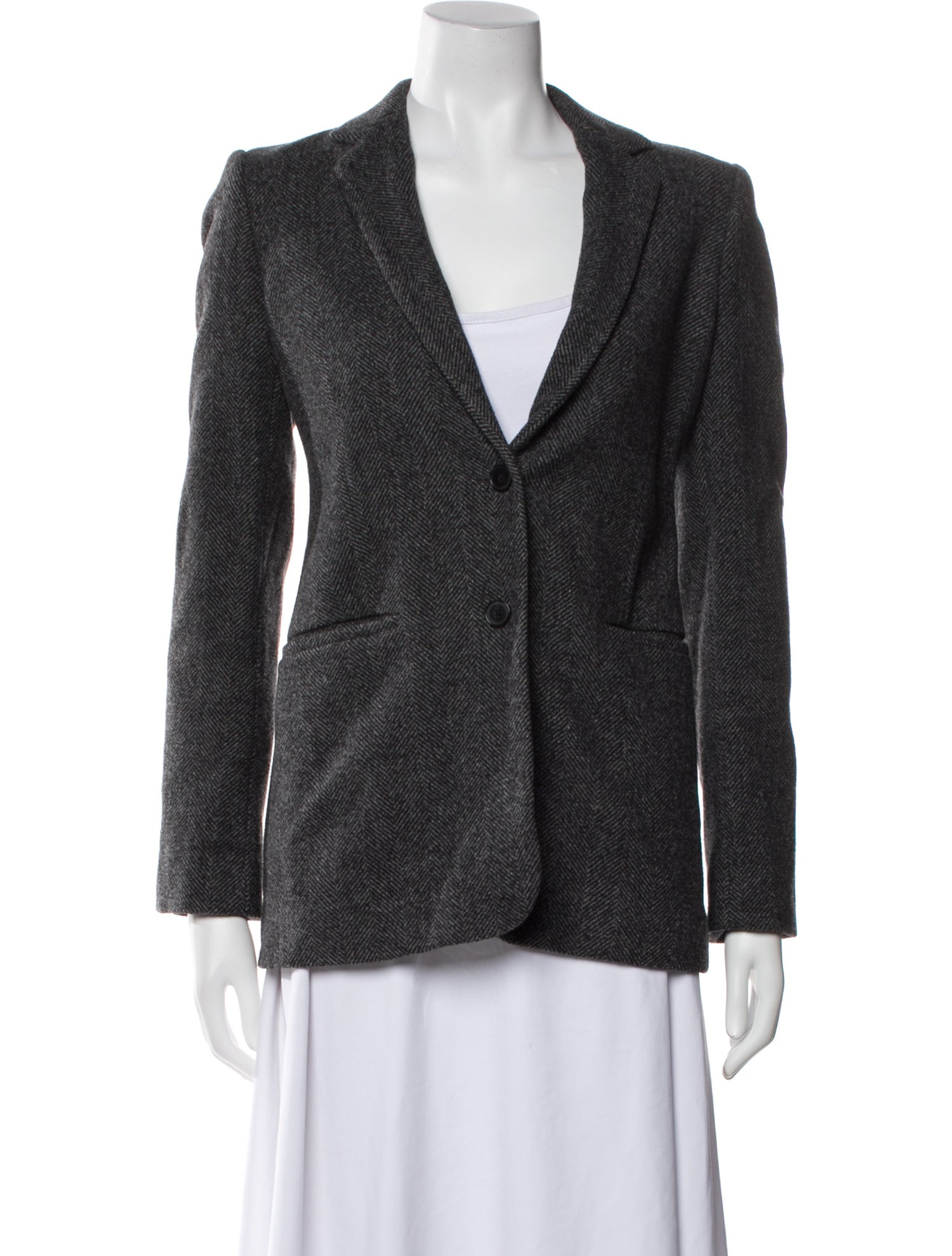 Vince Wool Printed Blazer