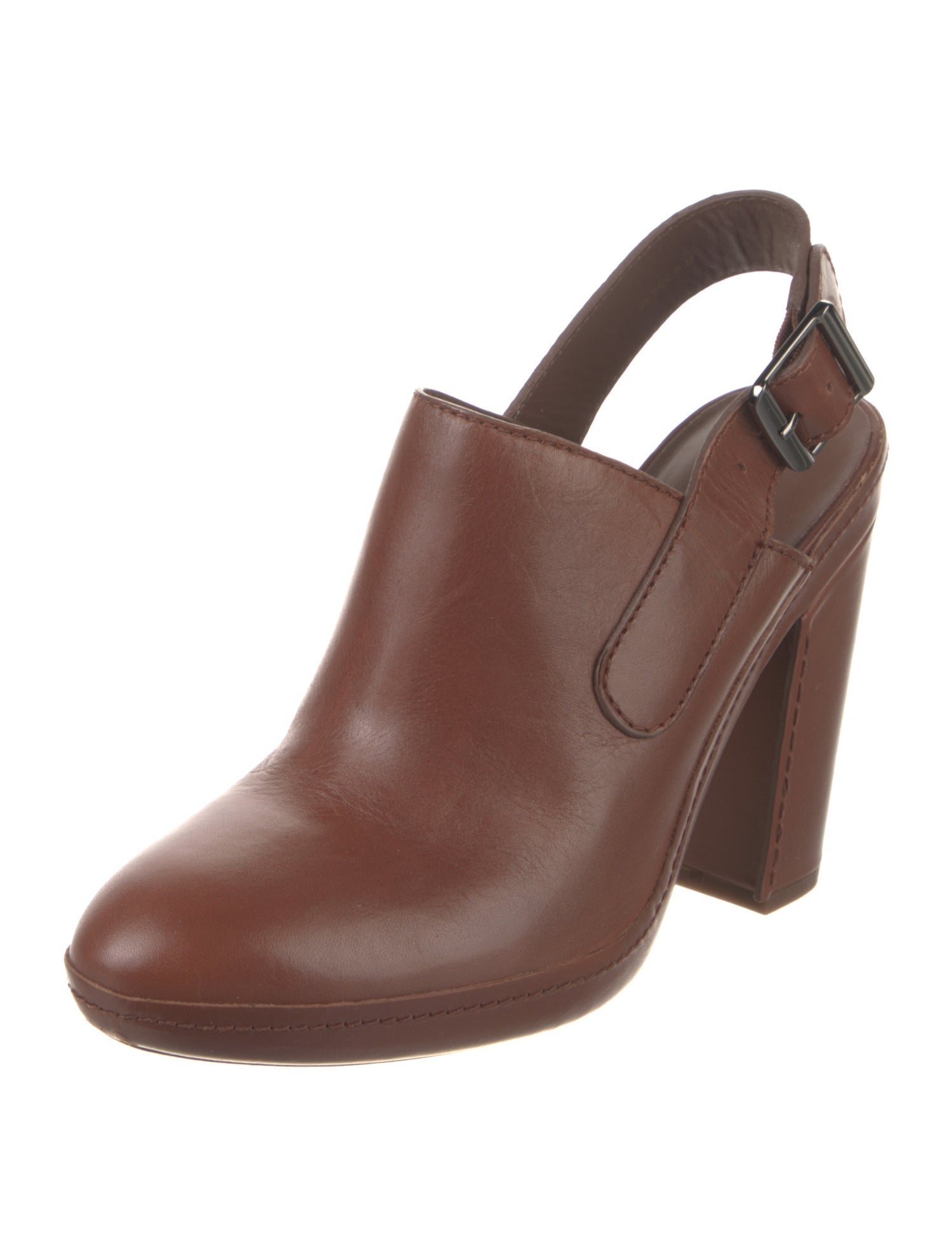 Vince Leather Slingback Pumps