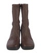 Vince Leather Sock Boots