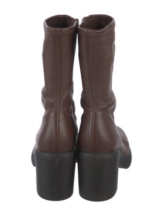 Vince Leather Sock Boots