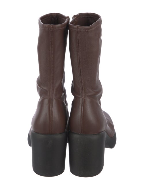 Vince Leather Sock Boots