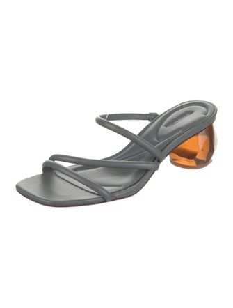 Vince Leather Slides
