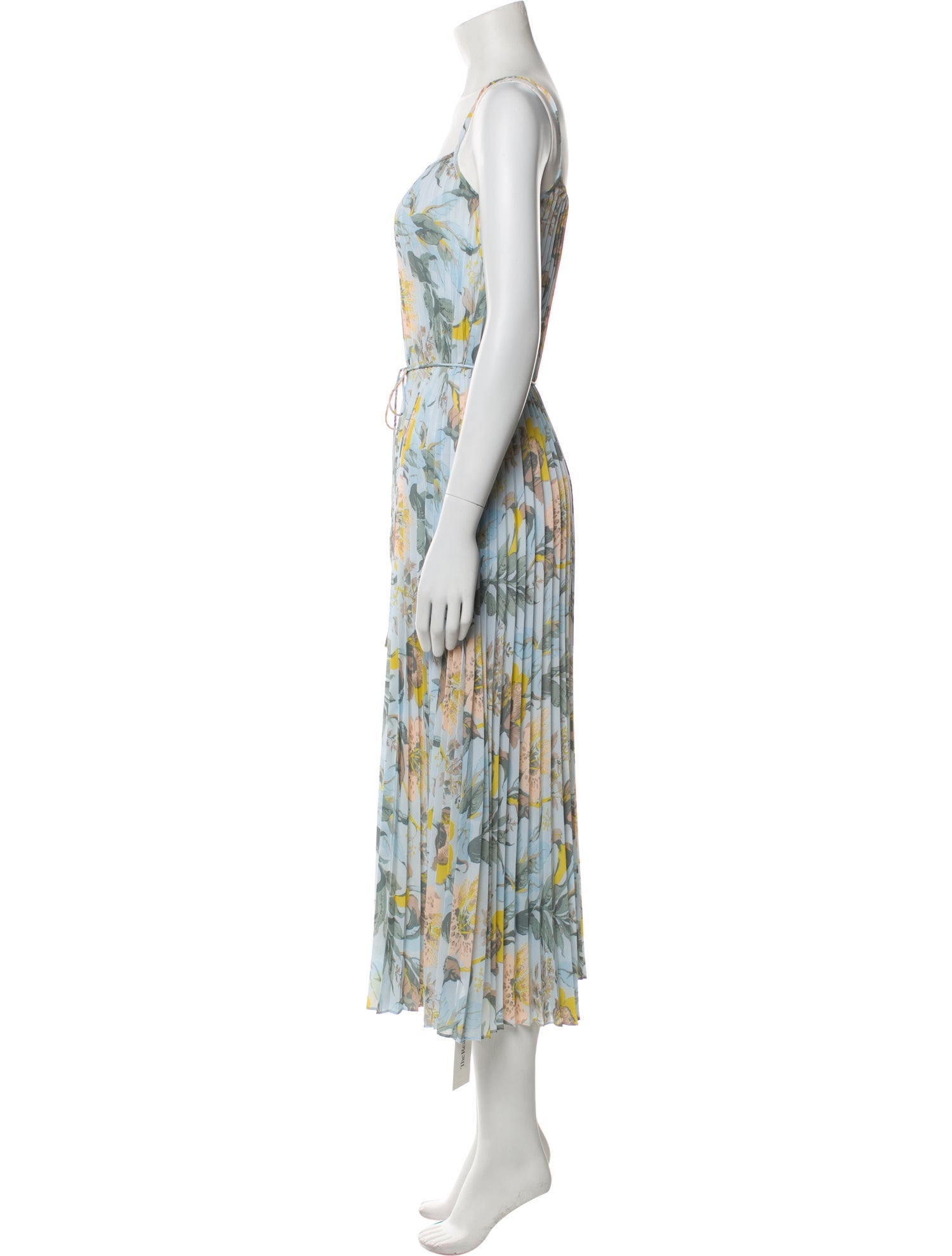 Vince Floral Print Long Dress
