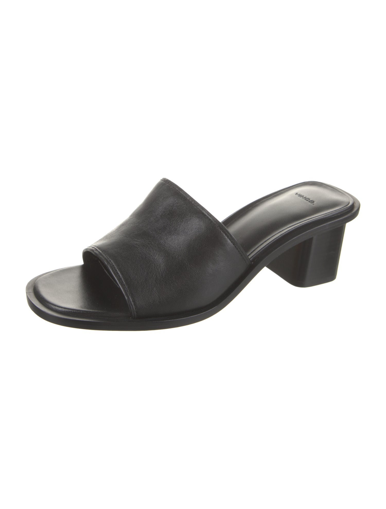 Vince Leather Slides
