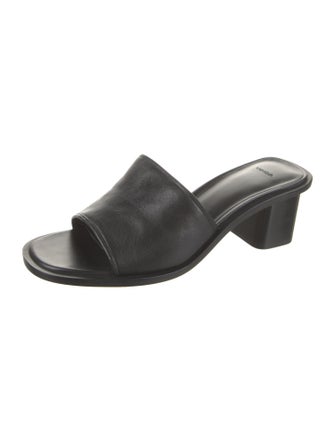 Vince Leather Slides