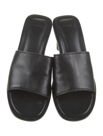 Vince Leather Slides