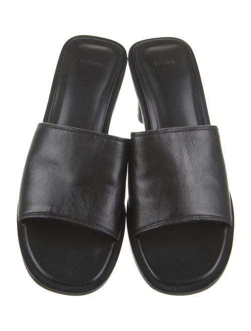 Vince Leather Slides