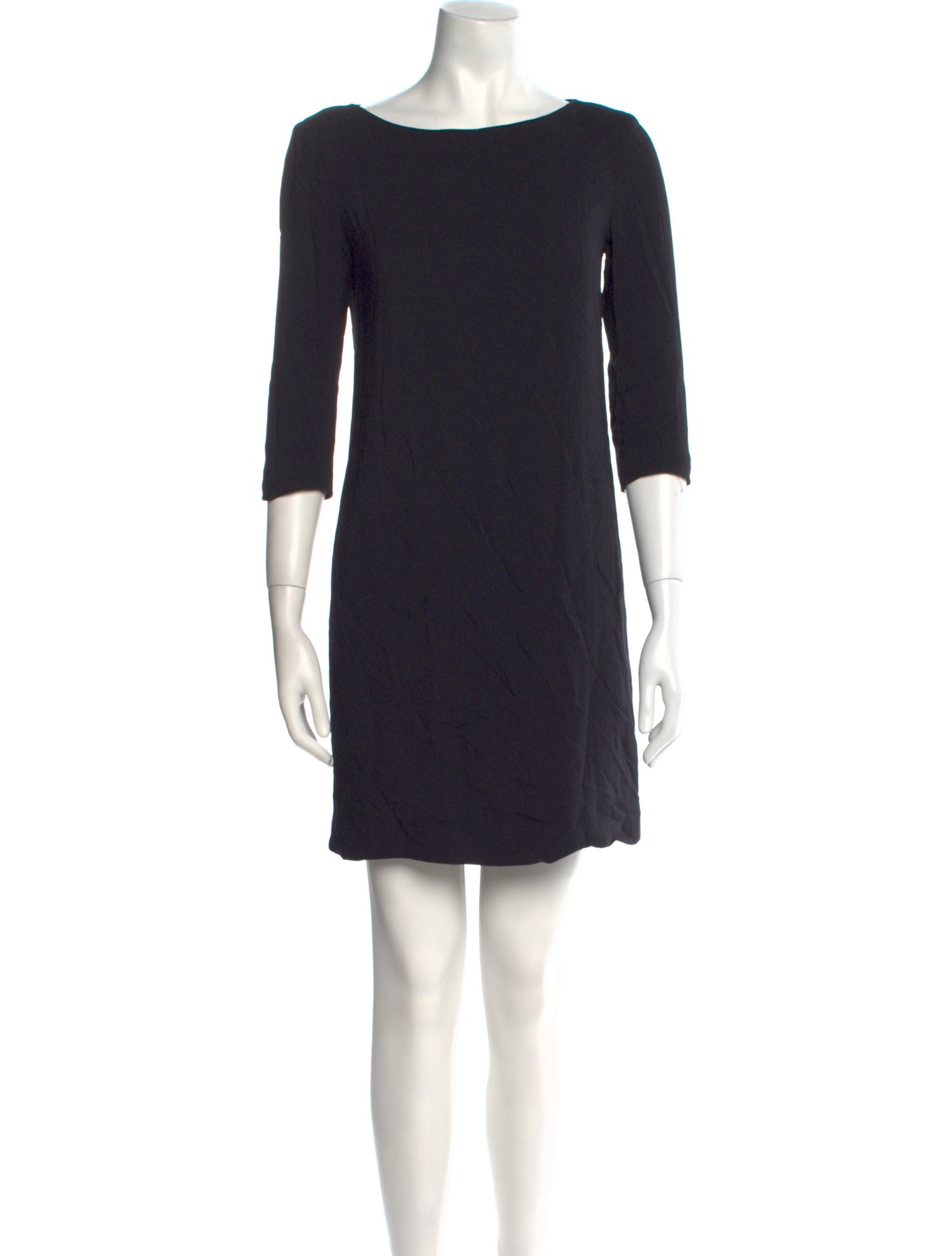 Vince Bateau Neckline Mini Dress