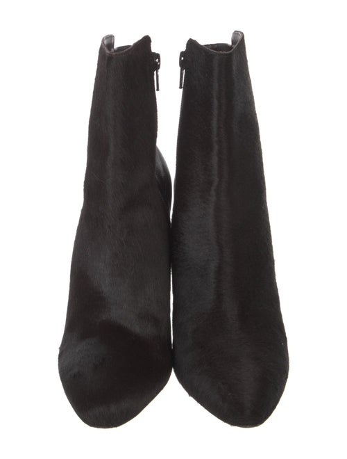 Vince Ponyhair Fur Trim Boots