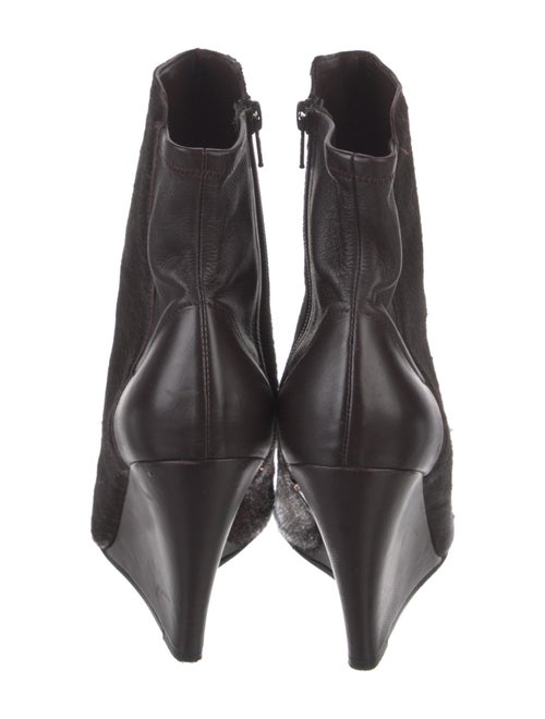 Vince Ponyhair Fur Trim Boots