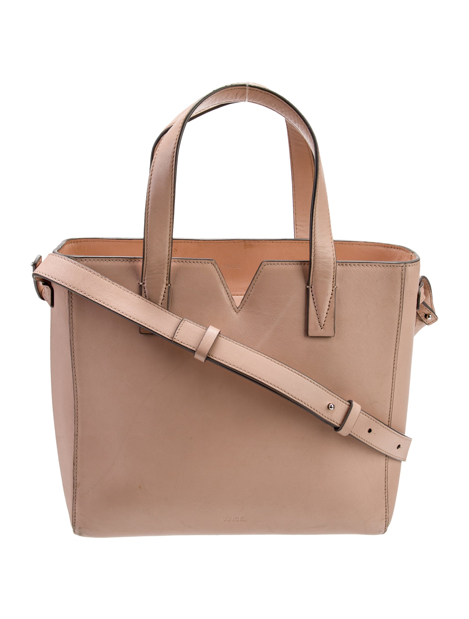 Vince Leather Top Handle Bag